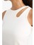 Slim Fit Dar Kesim Bisiklet Yaka Fitilli Kaşkorse Atlet F9075AX25HS 4