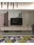 TDA2401DB- Zuzu Double Duvara Montaj Tv Stand 240CM Safirmeşe-Beyaz 1