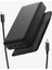 30000 mAh 30W USB-C + USB-A Giriş / Çıkış Hızlı Şarj 3 Portlu Powerbank / 1 Metre Type-C Harici Kablolu Taşınabilir Şarj Cihazı + Taşıma Çantası Dahil EA3030 Black - ABA09435 1
