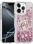 Apple iPhone 16 Pro Max Kılıf Glitter Liquid Holder Pembe 1