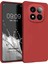 Matte Silicone Xiaomi Redmi Note 14 Pro 4g Kılıf Kırmızı 1