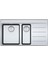 Inox Mythos Myx 251-86 1,5 Gözlü Sağ Damlalıklı Eviye (127.0629.267) 1