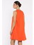 Omuz Tokalı Rahat Kısa Elbise P-00017965 3
