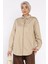 Taş Detaylı Gabardin Gömlek Tunik P-00017963 2