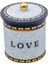 ER143-1E Mosaic Love Desenli Yuvarlak Metal Saklama Kabı 14 cm 2