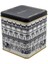 ER024-9I City Biscuits Desenli Kare Metal Saklama Kabı 12X12 cm 4