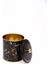 ER143-1H Terrazzo Black Desenli Yuvarlak Metal Saklama Kabı 14 cm 3