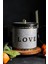 ER147-1E Mosaic Love Desenli Yuvarlak Metal Saklama Kabı 17.5 cm 1