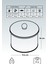 ER147-1E Mosaic Love Desenli Yuvarlak Metal Saklama Kabı 17.5 cm 3