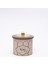 ER142-U6 Retro Desenli Yuvarlak Metal Saklama Kabı 14 cm 2