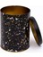 ER188-1H Terrazzo Black Desenli Yuvarlak Metal Saklama Kabı 14 cm 3