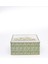 ER029-4G Forrest Green Desenli Kare Metal Saklama Kabı 24X24 cm 2