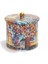 Afremov Desenli EF143-01 Metal Yuvarlak Kutu 140 x 150 Mm. Topuz Kulplu 2,4 Lt. 5