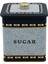 ER023-6D Mosaic Sugar Desenli Kare Metal Saklama Kabı 12X12 cm 2
