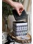 ER023-1J City Chocolate Desenli Kare Metal Saklama Kabı 12X12 cm 1