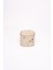ER004-9G Terrazzo Cream Desenli Oval Metal Saklama Kabı 11X15 cm 2