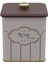 ER023-U6 Retro Desenli Kare Metal Saklama Kabı 12X12 cm 2