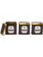 Dikdörtgen Saklama Kabı 80X120 3 Lü Set, Trellis 3