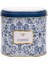 ER004-Y1 Azulejos Coffee Desenli Oval Metal Saklama Kabı 11X15 cm 1