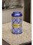 Turkish Blue_Swt Home Desenli Yuvarlak Metal Kutu, 9 x 15 cm, 0.9 lt 1