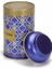 Turkish Blue_Swt Home Desenli Yuvarlak Metal Kutu, 9 x 15 cm, 0.9 lt 5