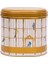 ER004-T7 Bird Cage Desenli Oval Metal Saklama Kabı 11X15 cm 1