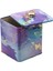 EF023-F0 Liquid Purple Desenli Kare Metal Saklama Kabı 12X12 cm 3