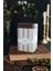 ER022-7A Elegance Coffee Desenli Kare Metal Saklama Kabı 11X11 cm 1