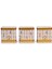 Dikdörtgen Saklama Kabı 80X120 3 Lü Set, Bird Cage 2