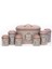 ERB01U7 Oval Ekmek Kutusu 7 Li Set, Rosy 2