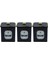 ERB22V2 Kare Metal Saklama Kabı Topuz Kulplu 120X120 3 Lü Set, Trellis 2