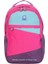 . Mor-Fuşya Color Blocking Kız Çocuk Sırt Çantası 1