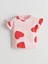 Lcw Baby Pembe Kalp Baskılı Kız Bebek Şortlu Pijama Takım 2