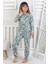 Kaplan Desenli Kız Çocuk Pijama Takımı 1