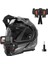 Motosiklet Kaskı Gopro Hero 11, 10, 9, 8, 7, 6, INSTA360 X3, One X2, One X, One X, Djı Osmo Aksiyon, Kaymaz Silikon, Kurulumu Kolay, Aksiyon Kamera Aksesuarları (2. Nesil) Için Çene Montajı 1