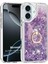 Apple iPhone 16 Plus Kılıf Glitter Liquid Holder Mor 1
