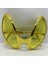 Retro Gözlük - 80 Li 90 Lı Yıllar Parti Gözlüğü Gold Renk 8X13 cm 3