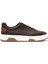 Erkek Kahverengi Bağcıklı Kalın Tabanlı Deri Sneaker 25WFD6885FT 1
