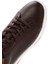 Erkek Kahverengi Bağcıklı Kalın Tabanlı Deri Sneaker 25WFD6885FT 8