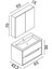 Madrid 65 cm Mdf Banyo Dolabı Seti 5