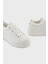 Kabartmalı Logolu Platform Taban Sneaker Ayakkabı Bayan Ayakkabı XW001630 AF17351 U0011 4