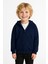Kız - Erkek Çocuk Basic Fermuarlı Kalın 3 Iplik Kışlık Okul Sweat AK1815 1