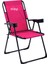 Katlanabilir Kamp Sandalyesi - Rest - Bardaklıklı - Argeus - Pembe 1