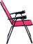 Katlanabilir Kamp Sandalyesi - Rest - Bardaklıklı - Argeus - Pembe 2