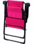 Katlanabilir Kamp Sandalyesi - Rest - Bardaklıklı - Argeus - Pembe 4