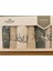 Yapraklı - %70 Bambu / %30 Pamuk Nakışlı El Havlusu - 6'lı Set 50X9 1