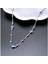 Göz Figürlü, Topçuklu Zincir, Paslanmaz Çelik Kolye 350. Gümüş Renk 3