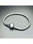Charm Taşıyıcı, Paslanmaz Çelik, Pan Bileklik 141, Küre Klipsli, 17cm, Gümüş renk 4
