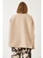 Kadın Oversize Astarlı Kaşe Blazer Ceket 3