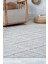 Bej Krem Modern Dokuma Halı Oturma Odası Salon Halısı 5